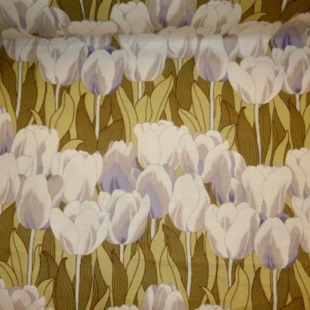 Jay Yang Pattern Tulipa Decorating Fabric in ELM